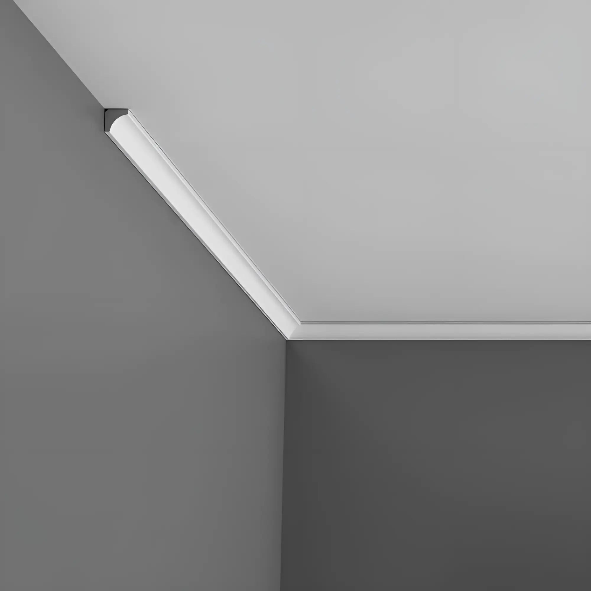 Stuckleiste C250 in weiß | 16 x 16 x 2000 mm