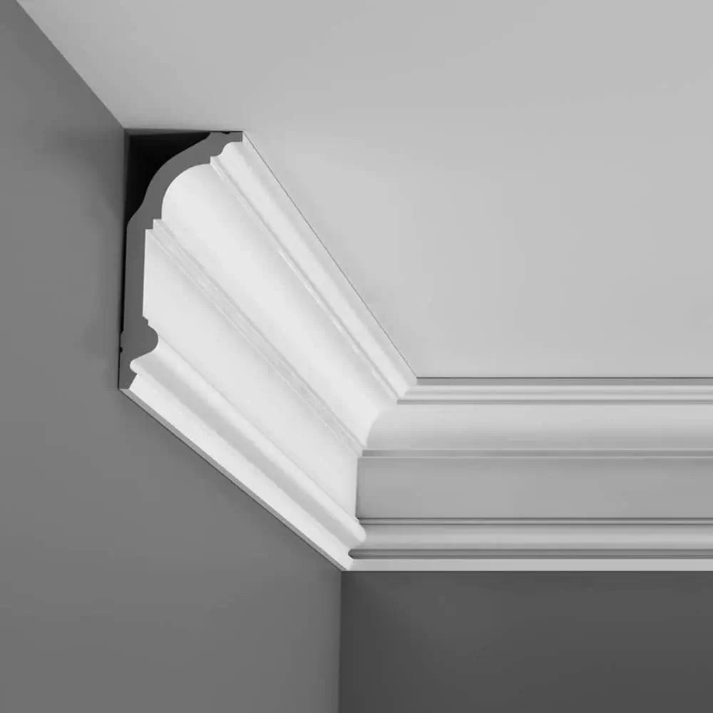 Cornice C339 in bianco | 64 x 141 x 2000 mm