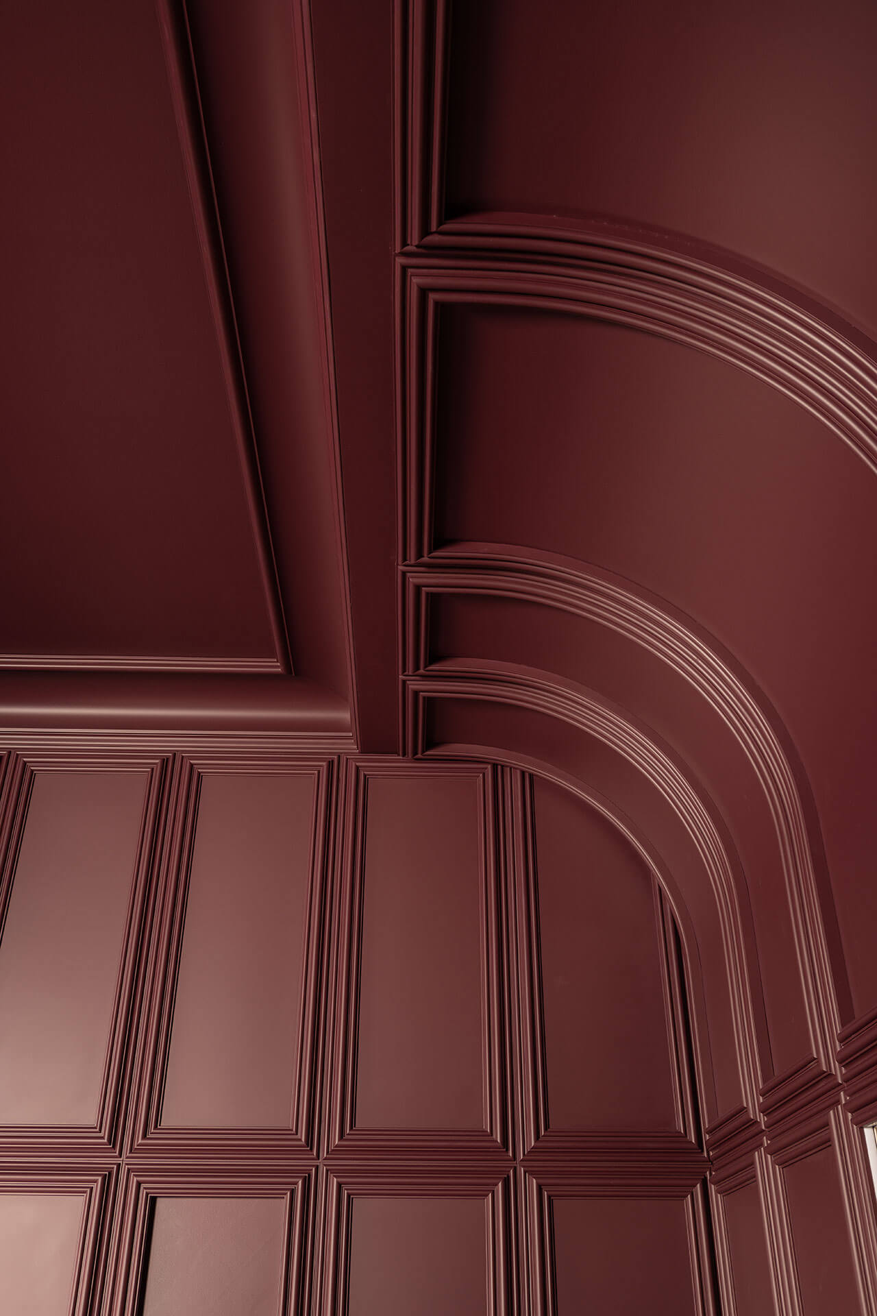 Cornice C343 in bianco | 250 x 190 x 2000 mm