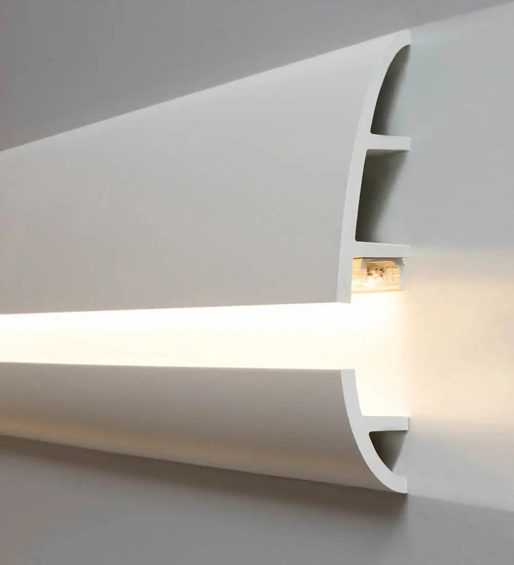 Flexible Stuck Lichtleiste für indirekte Beleuchtung C373F | 50 x 80 x 2000 mm