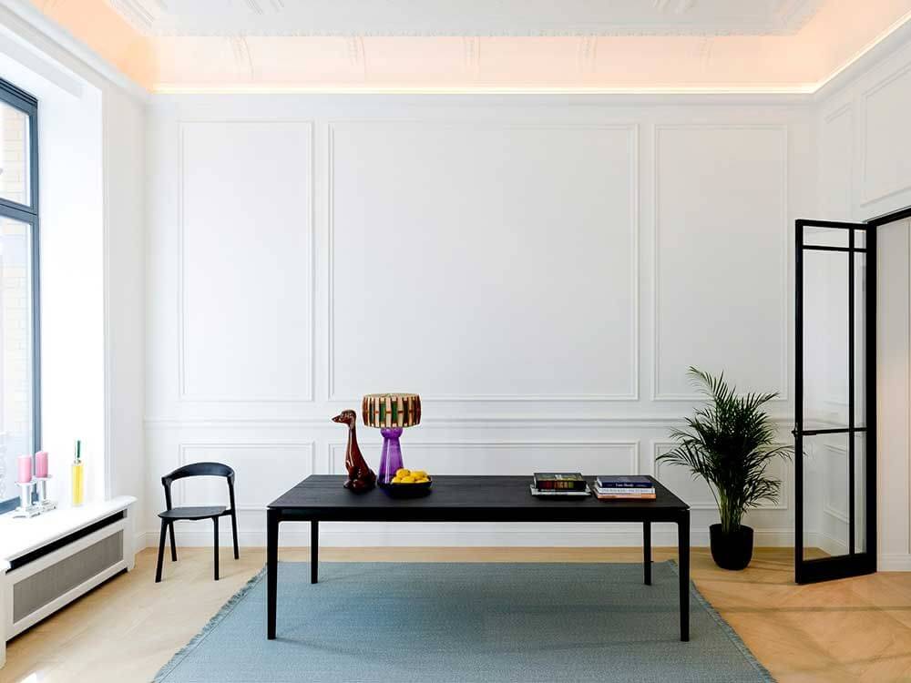 Cornice C902 in bianco | 103 x 103 x 2000 mm