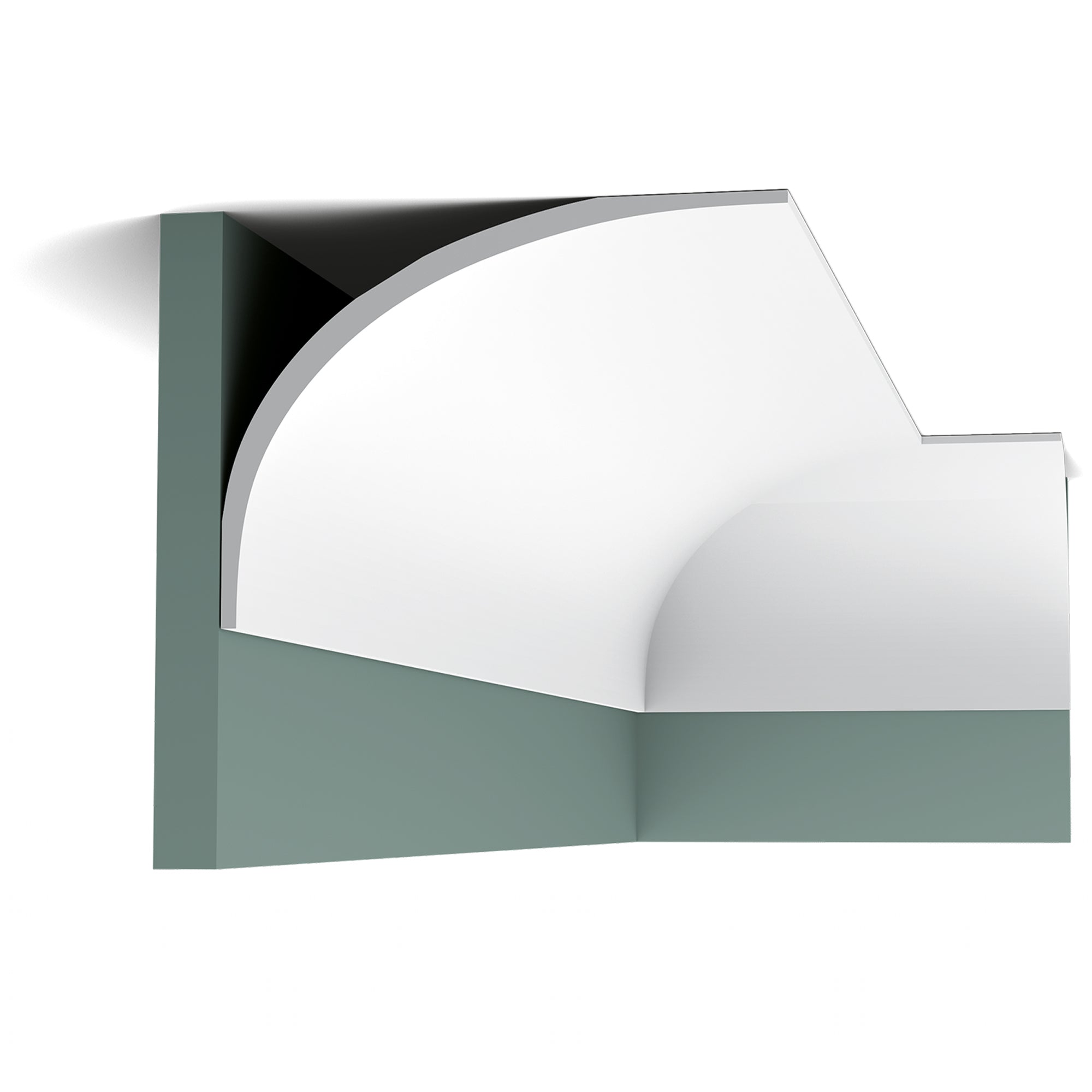 Cornice C990 in bianco | 216 x 159 x 2000 mm