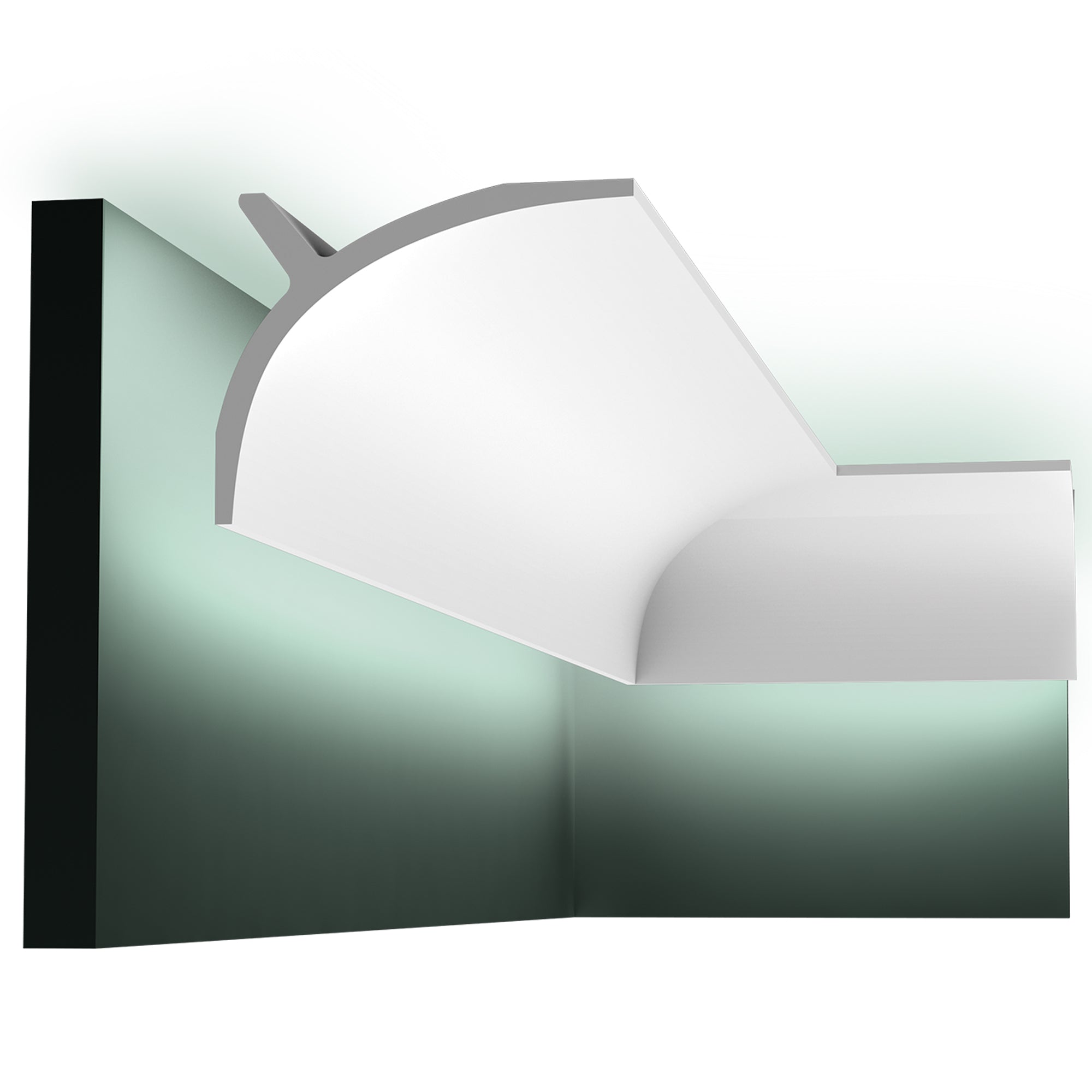 Cornice C991 in bianco | 140 x 110 x 2000 mm