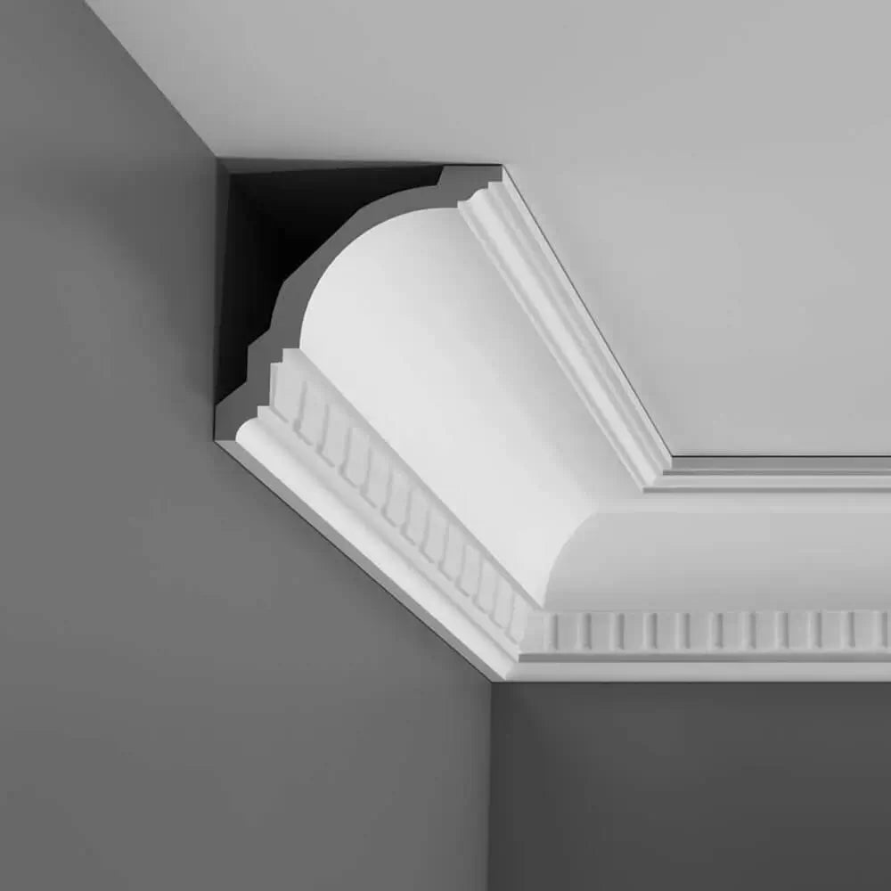 Moldura CX107 en blanco | 117 x 118 x 2000 mm