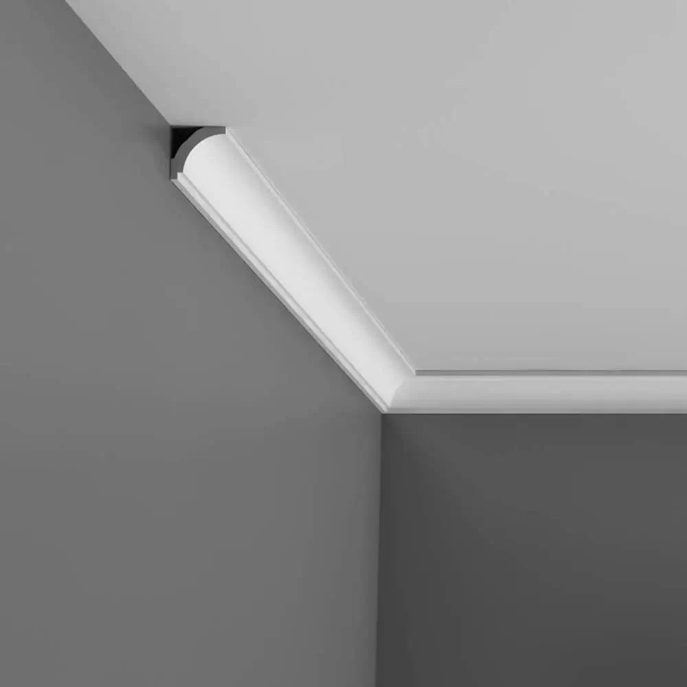 Stuckleiste CX115 in weiß | 29 x 30 x 2000 mm