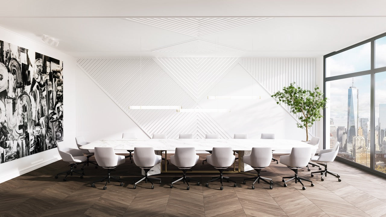 Listón decorativo SX157 en blanco | 13 x 66 x 2000 mm