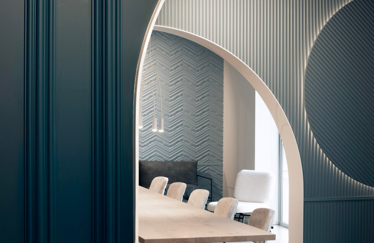 Bordo flessibile CX190F in bianco | 30 x 20 x 2000 mm