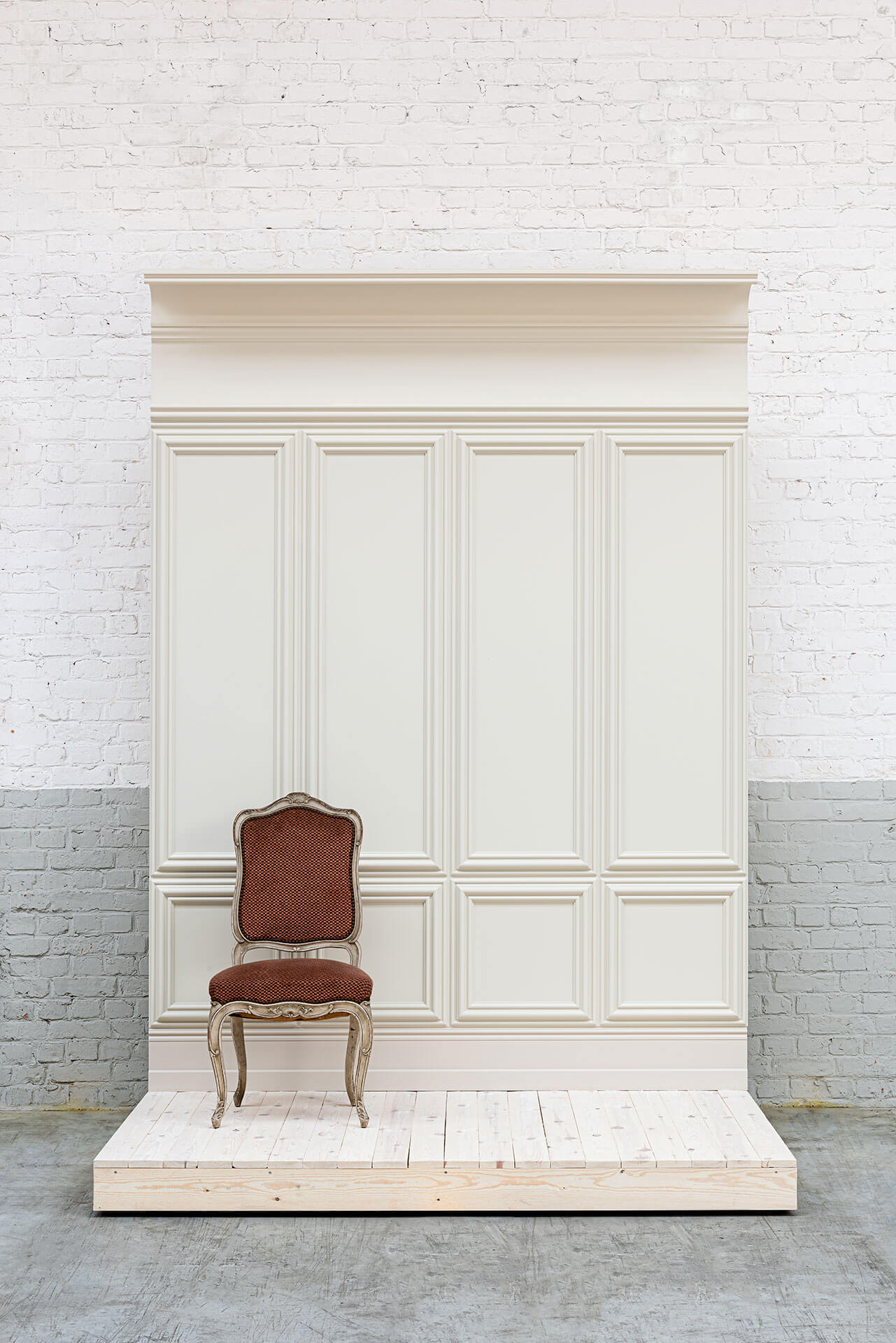 Cornice C343 in bianco | 250 x 190 x 2000 mm