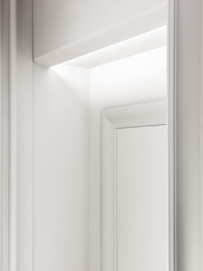 Stuck Lichtleiste für indirekte Beleuchtung C374 | 50 x 180 x 2000 mm