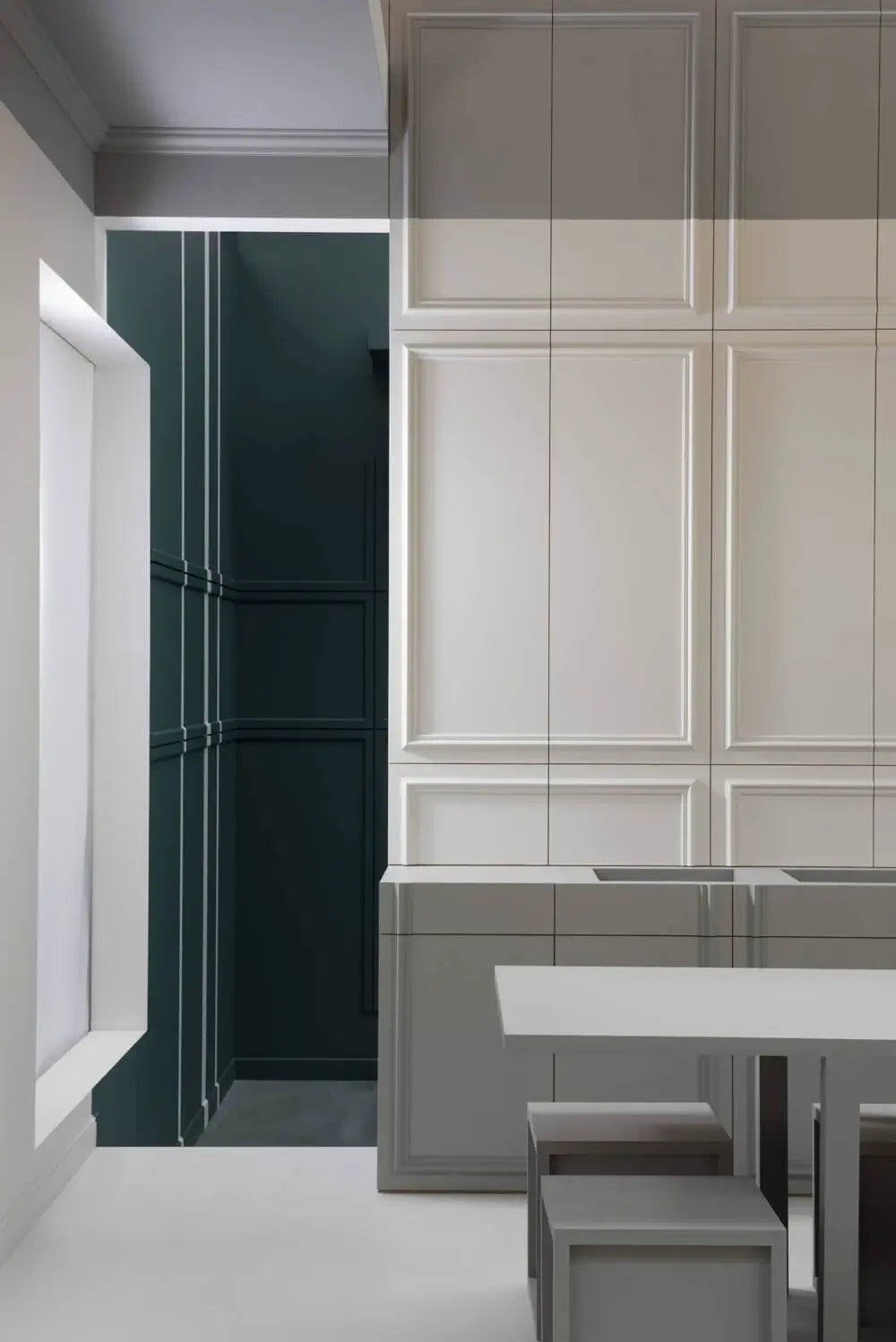 Cornice CX176 in white | 40 x 80 x 2000 mm