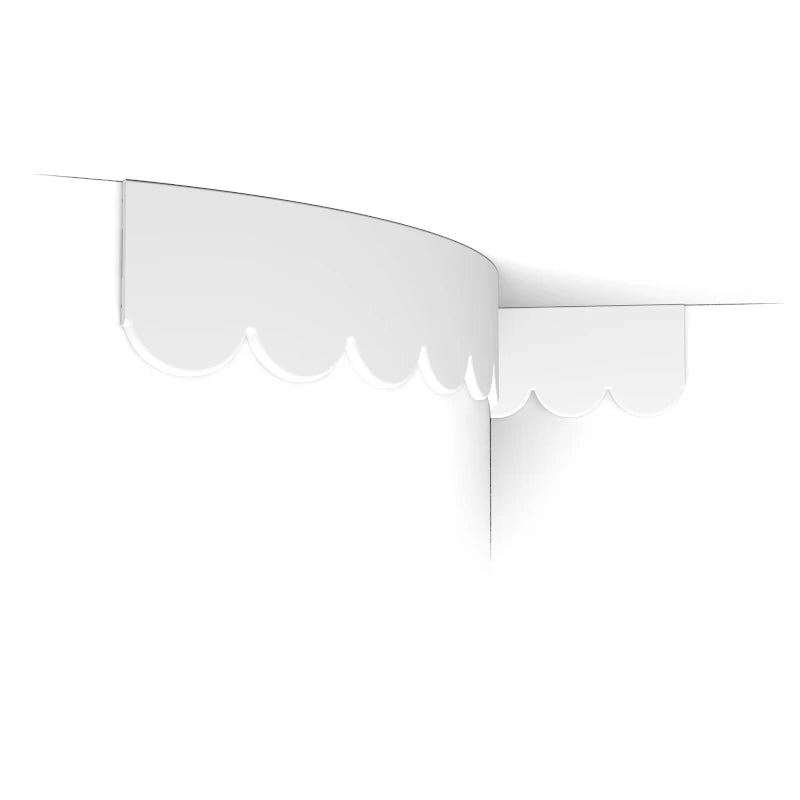 Flexible Wandleiste S425F SCALLOP | 200 x 15 x 1 cm