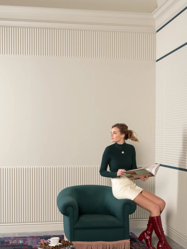 Flexibles 3D Wandpaneel W214F HILL BEAD XL | 200 x 40 cm