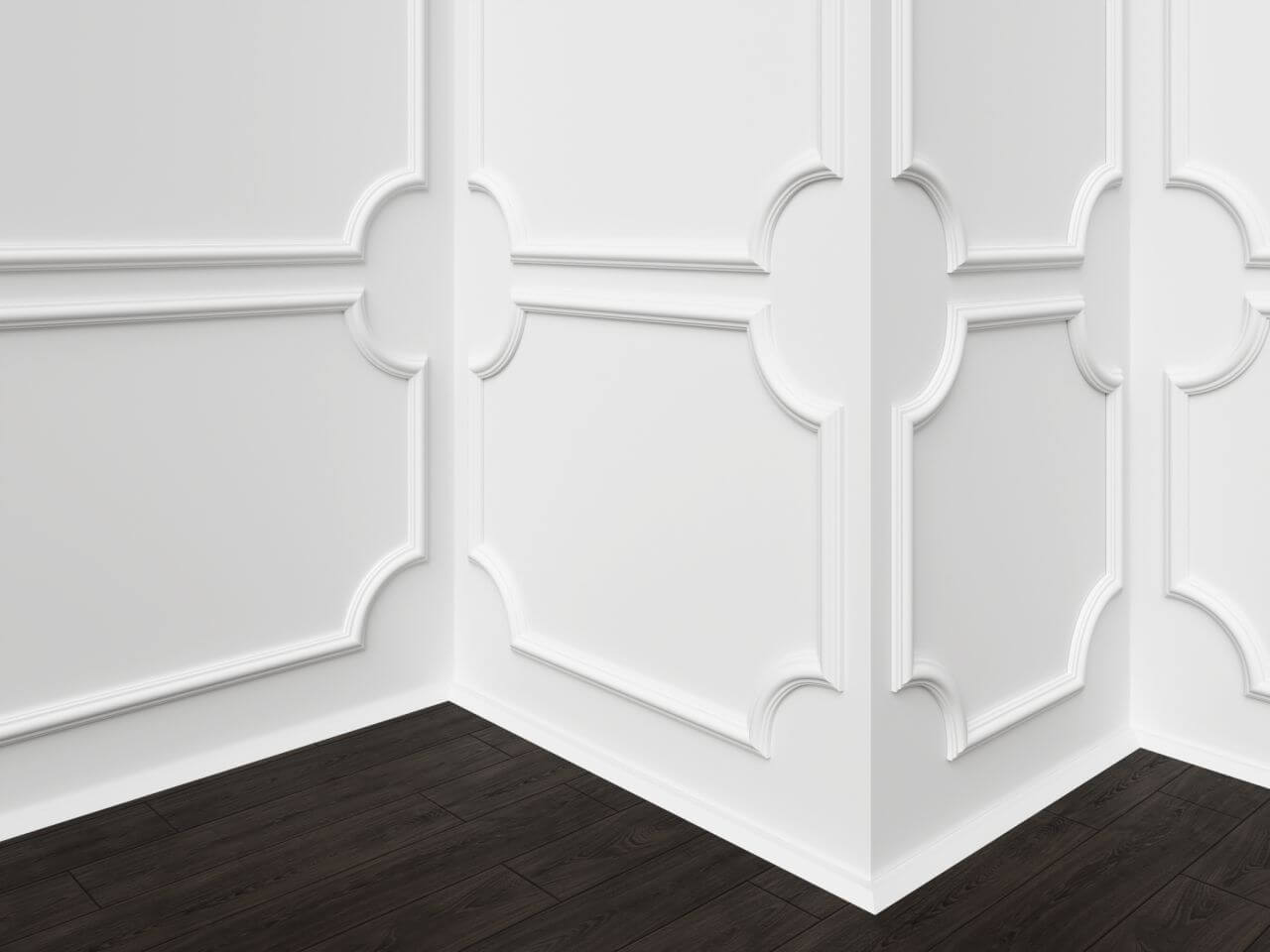 Eckelement PX120A für Wandleisten | 88 x 20 x 190 mm