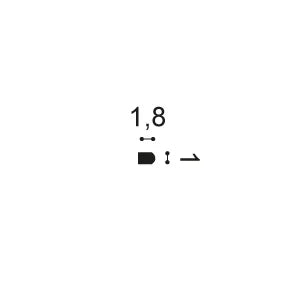 Wandleiste PX209 RIBBON | 18 x 10 x 2000 mm