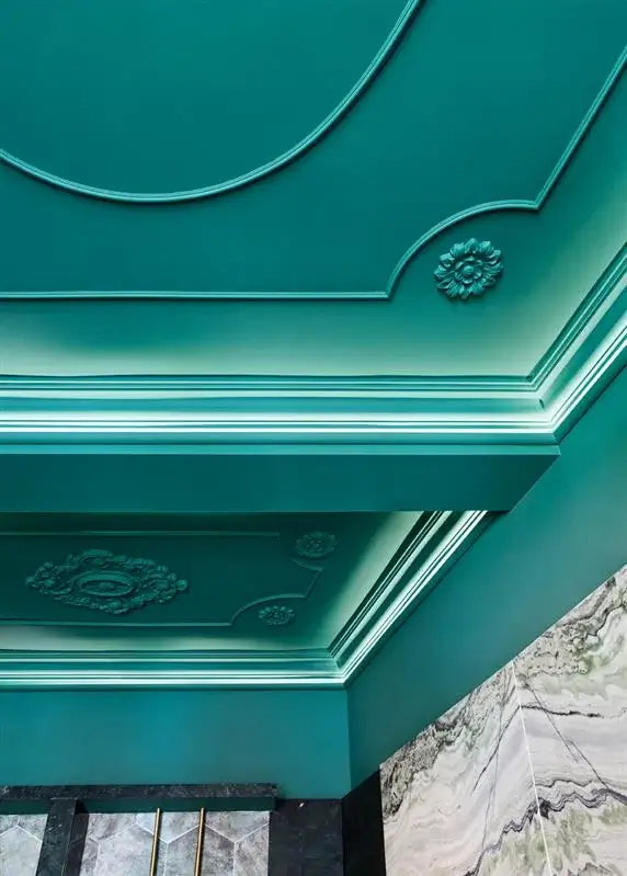Rosace | Ø 19,5 cm, Épaisseur 1,8 cm | Centre de plafond R12