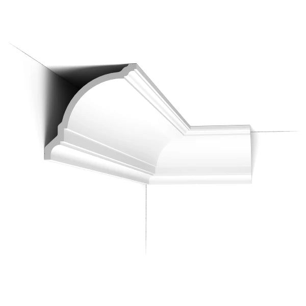 Stuckleiste CX203 in weiß | 145 x 145 x 2000 mm