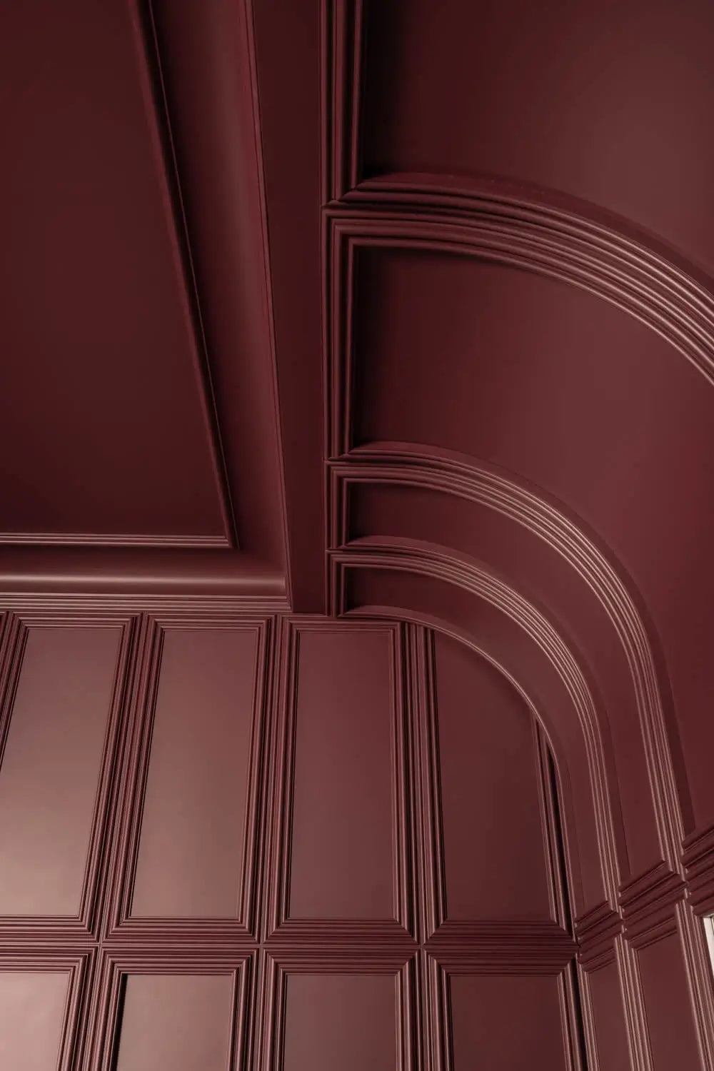 Flexible Wandleiste P4025F in weiß | 34 x 83 x 2000 mm