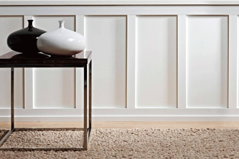 Bordo flessibile SX162F in bianco | 10 x 40 x 2000 mm