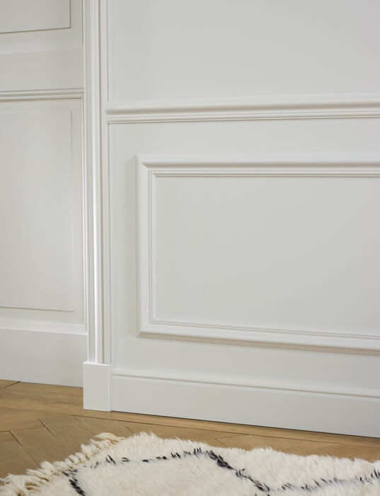 Zoccolino flessibile SX173F in bianco | 16 x 100 x 2000 mm