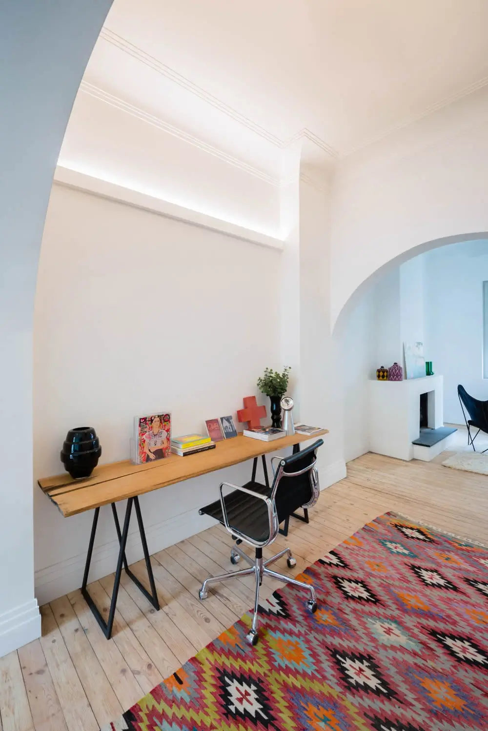 Cornice C990 in bianco | 216 x 159 x 2000 mm