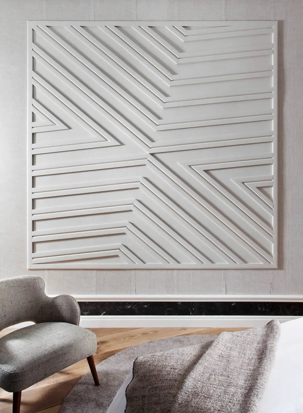 Zoccolino SX182 in bianco | 13 x 50 x 2000 mm