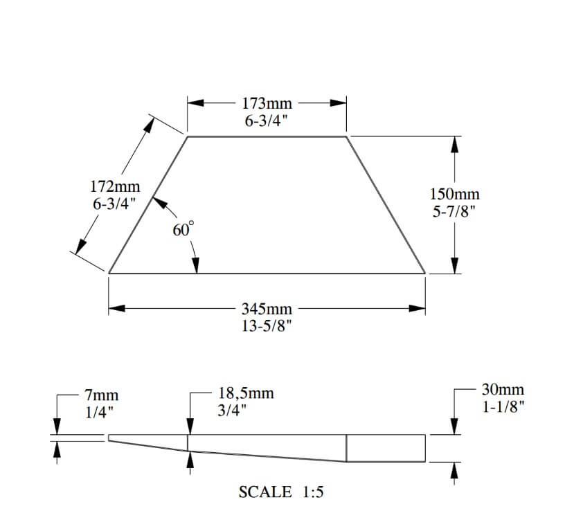 3D Panel | 345 x 29 x 150 mm | W101 TRAPECIO