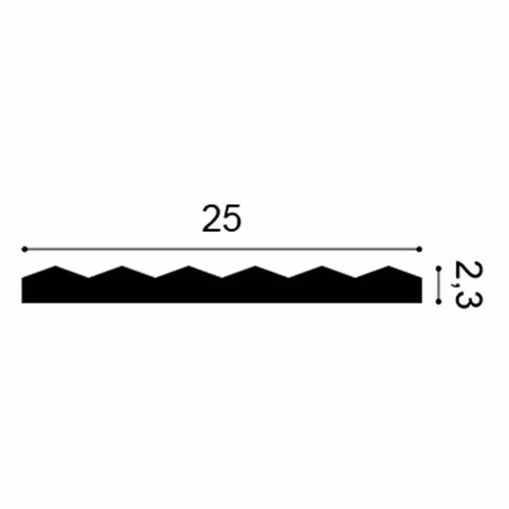 3D Pannello W115 SLOPE | 200 x 25 x 2,3 cm