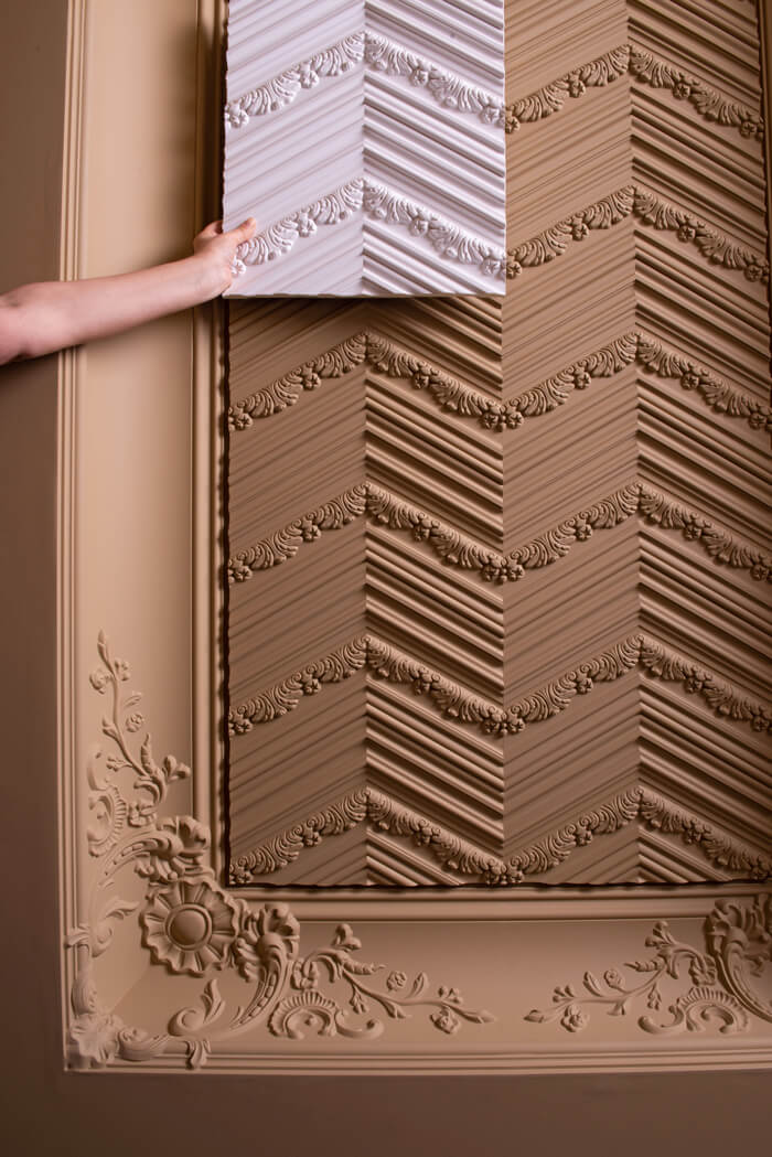 3D Panel | 400 x 20 x 2000 mm | W130 CHEVRON