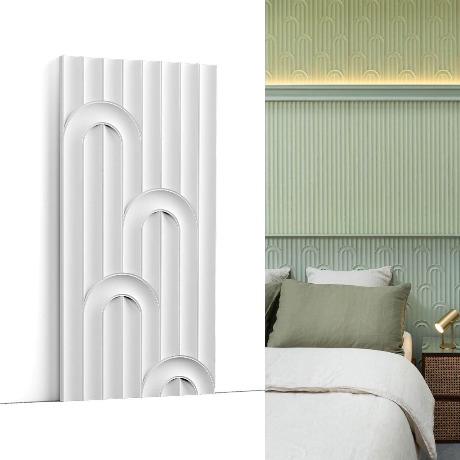 3D Paneel W212 VALLEY LOOP | 200 x 25 cm