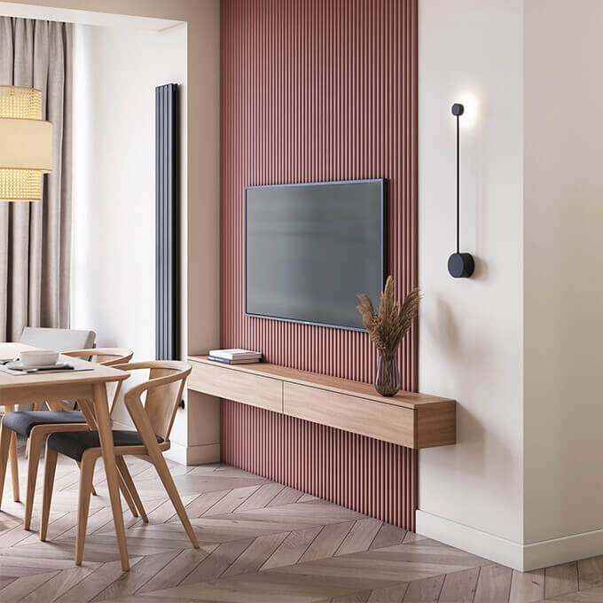 3D Panel WX210-2600 REED | 260 x 25.5 x 1.2 cm