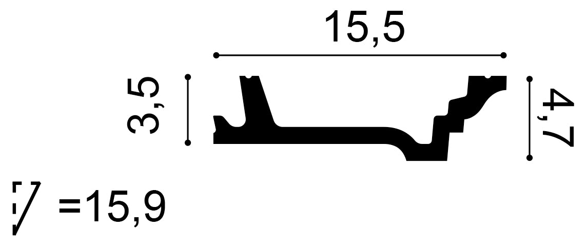 Stuckleiste C305