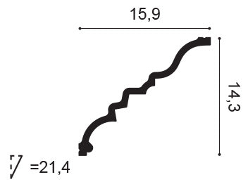 Stuckleiste C327