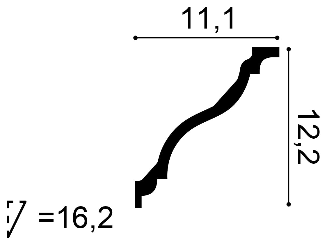 Stuckleiste C333F