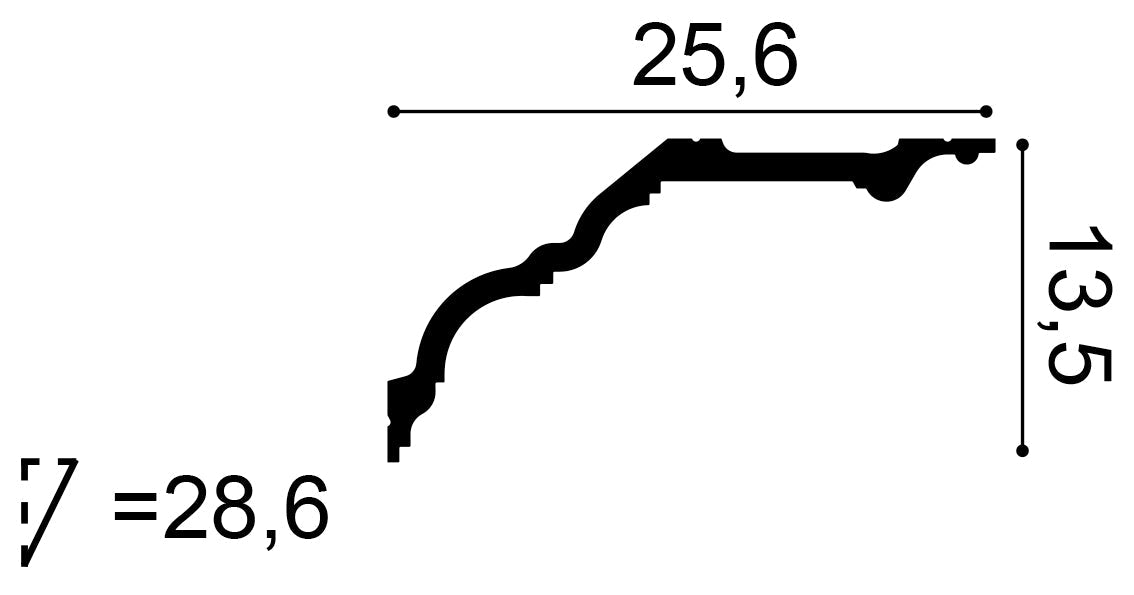Stuckleiste C340