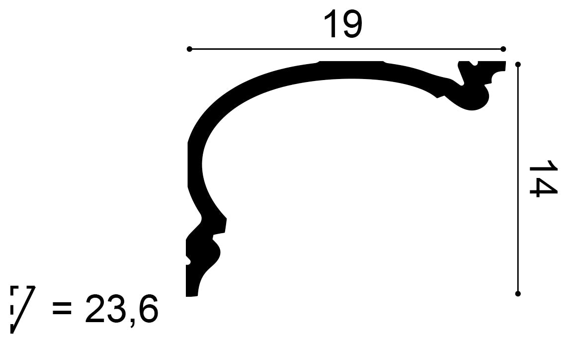 Stuckleiste C342