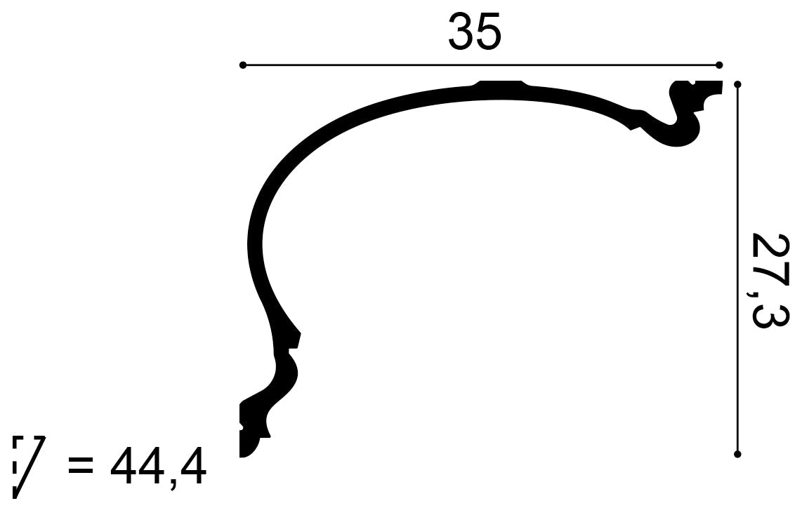 Stuckleiste C344