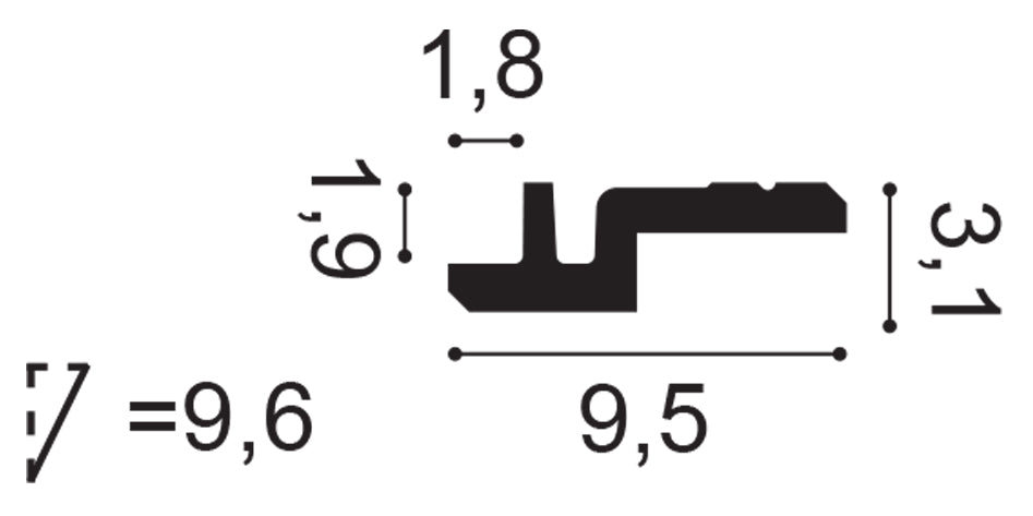 Stuckleiste C394
