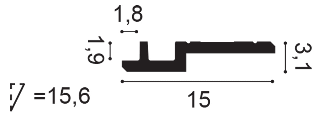Stuckleiste C395