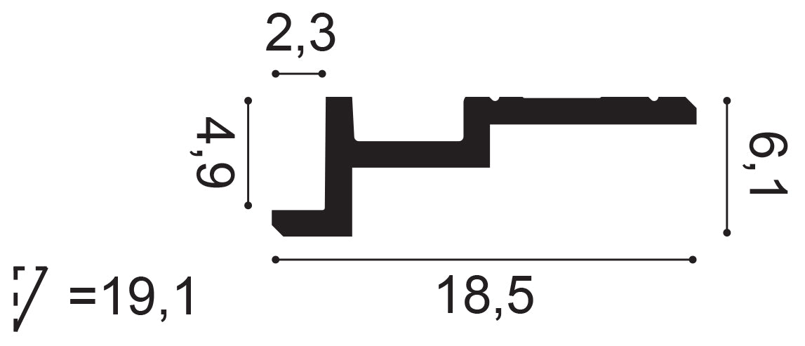 Stuckleiste C396
