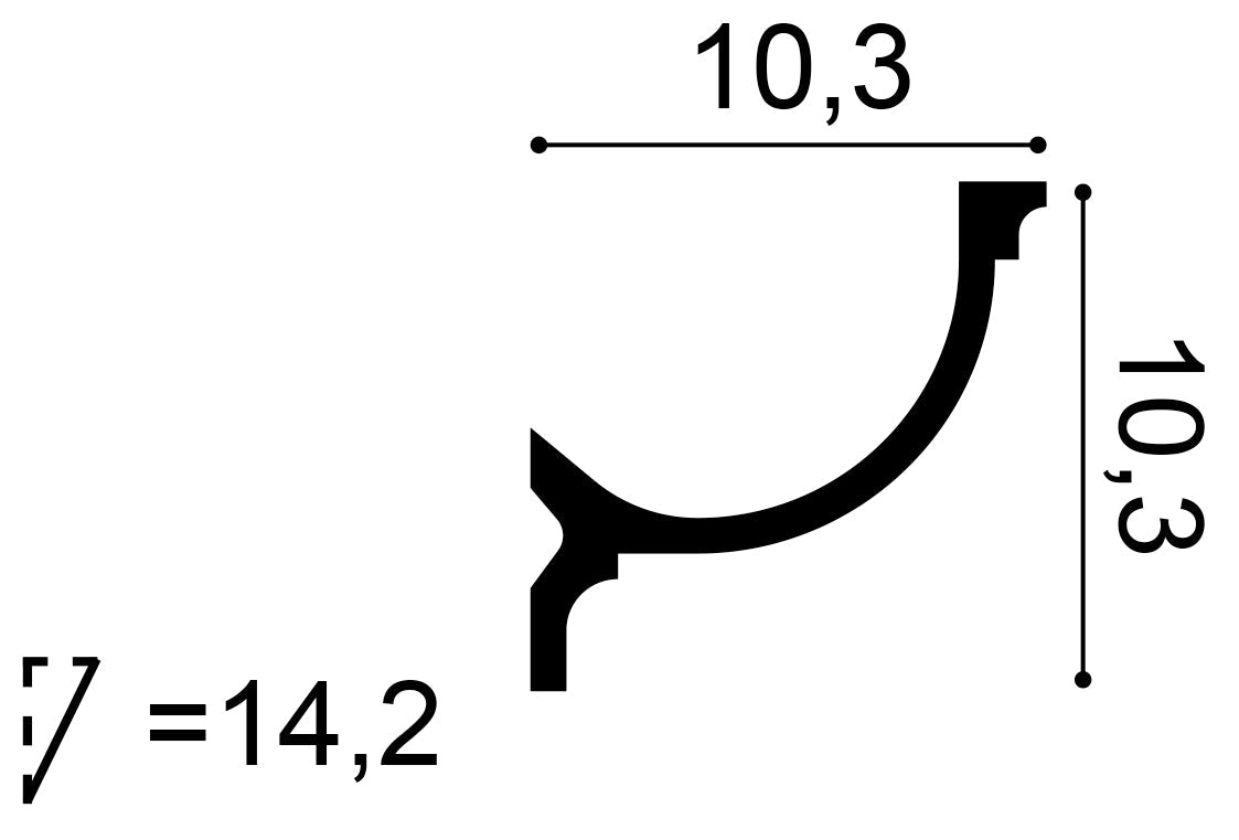 Stuckleiste C902