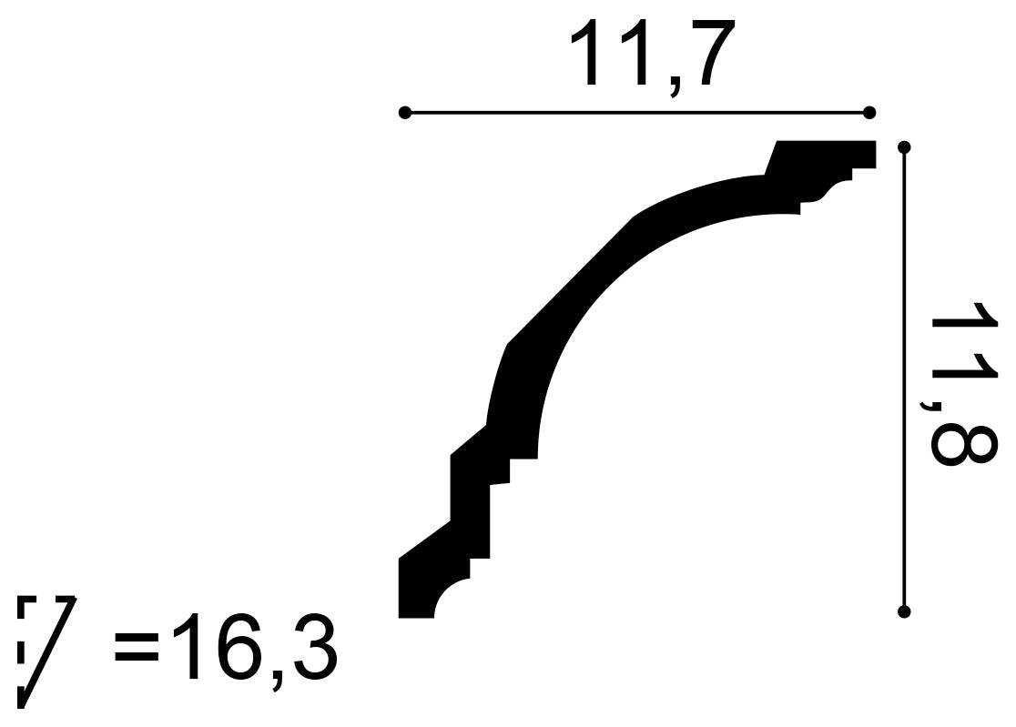 Stuckleiste CX106F