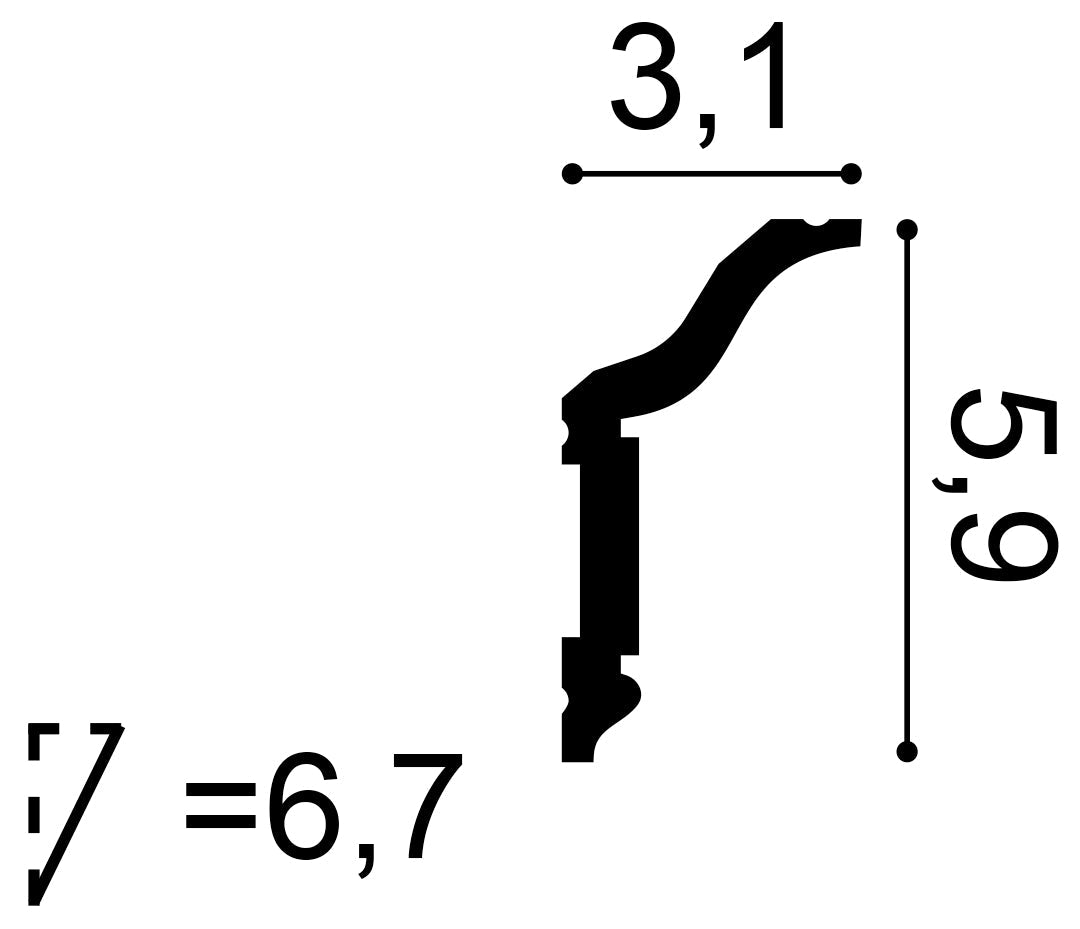 Stuckleiste CX141