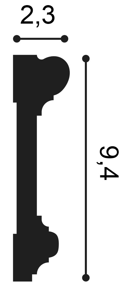 Wandleiste DX121-2300