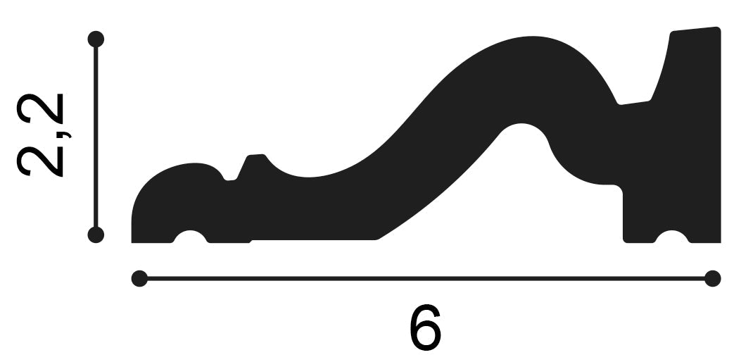 Tür- und Fensterumrandung DX174F