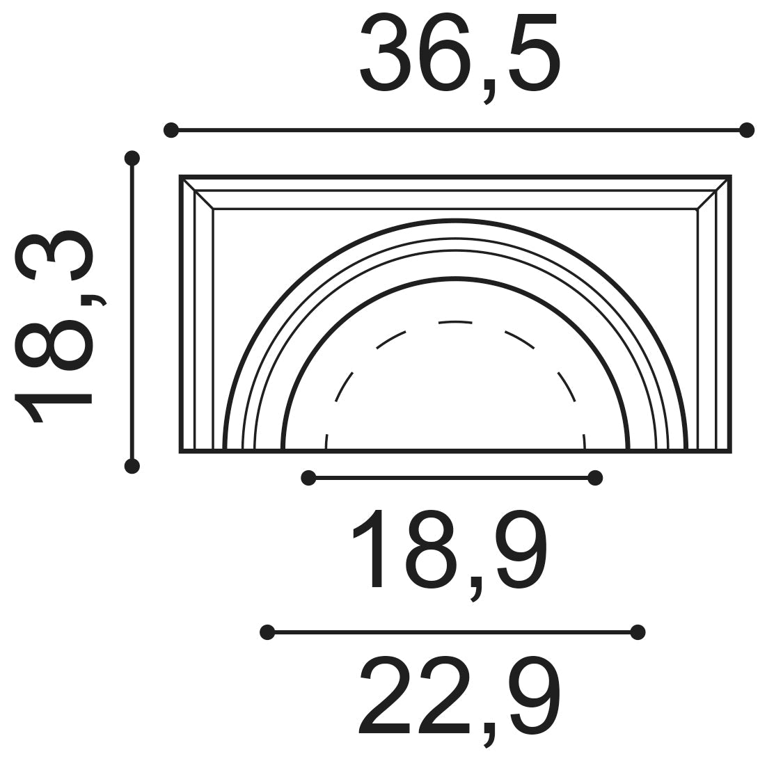 Halbsäule K1111