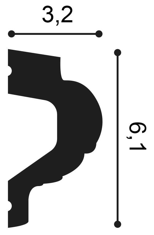 Wandleiste P3020F