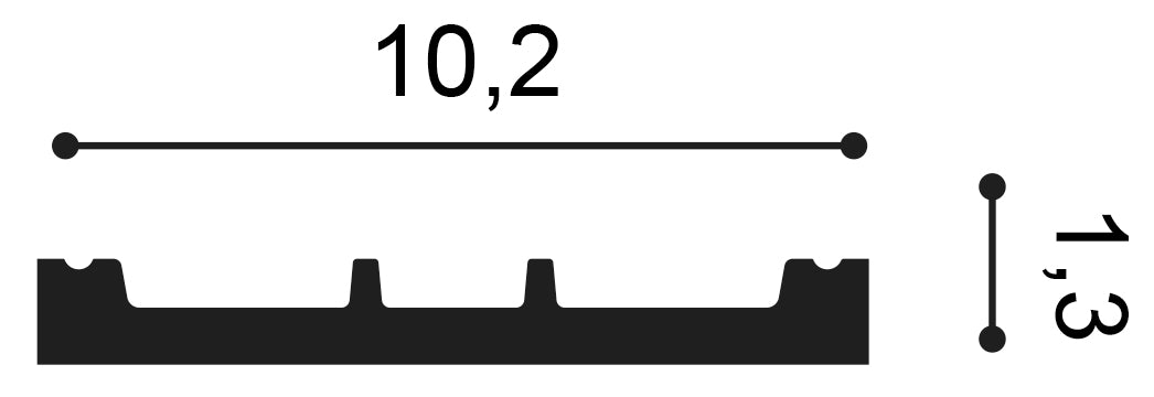 Stuckleiste SX163F