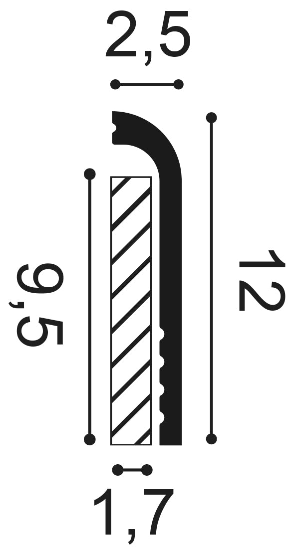 Sockelleiste SX185