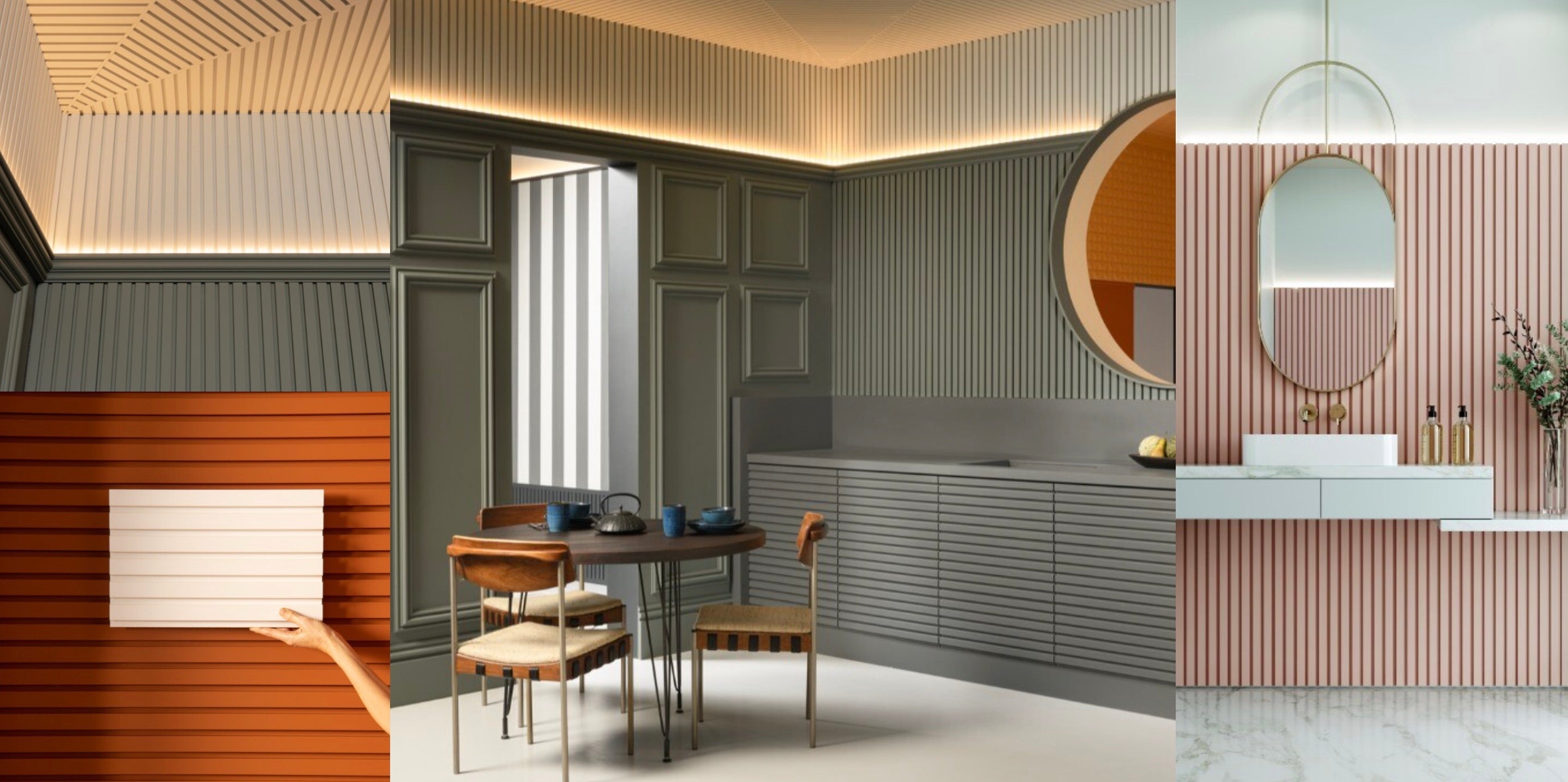 Panel 3D flexible | 20 x 250 x 2000 mm | W111F BAR