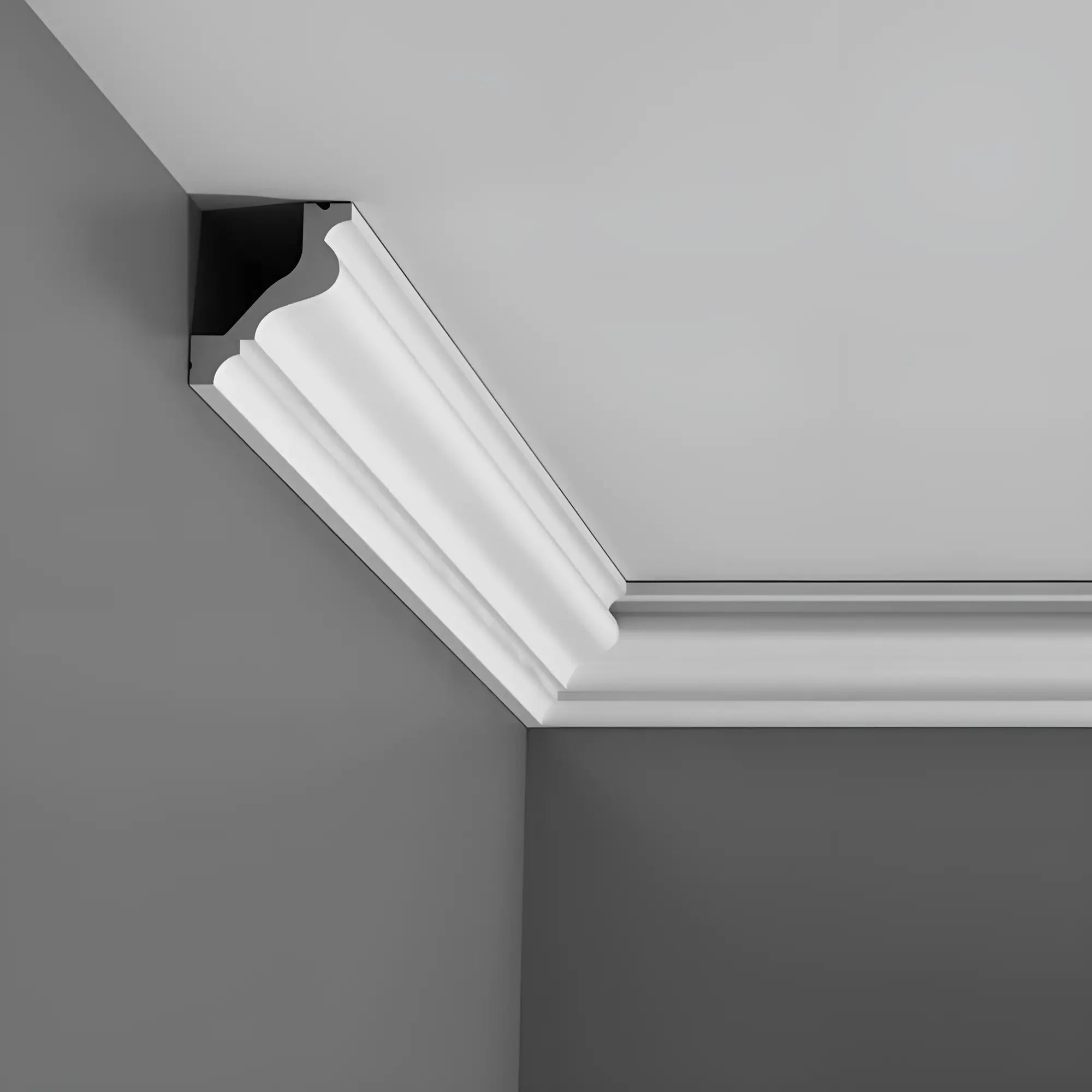 C200 cornice in white | 57 x 65 x 2000mm